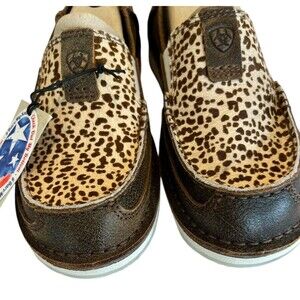 Ariat Slipon Shoes Cruiser NWT Womens SZ 9 Bomber Cheetah 1004697